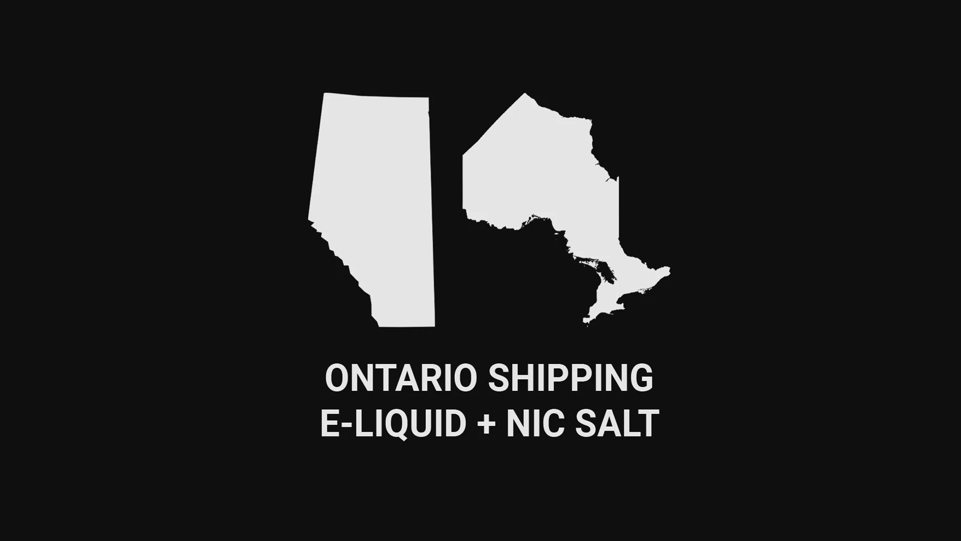 Salt Nic Juice Delivery in Ontario