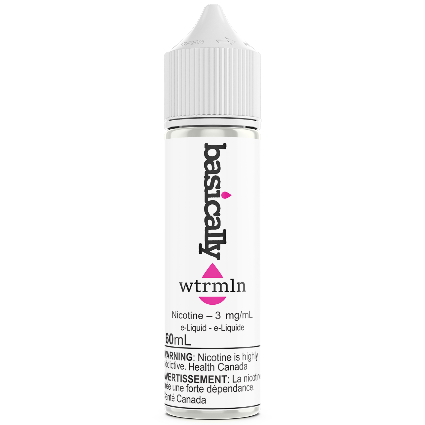 BASICALLY WATERMELON 60ml-Basically E-Liquid-Gas City Vapes