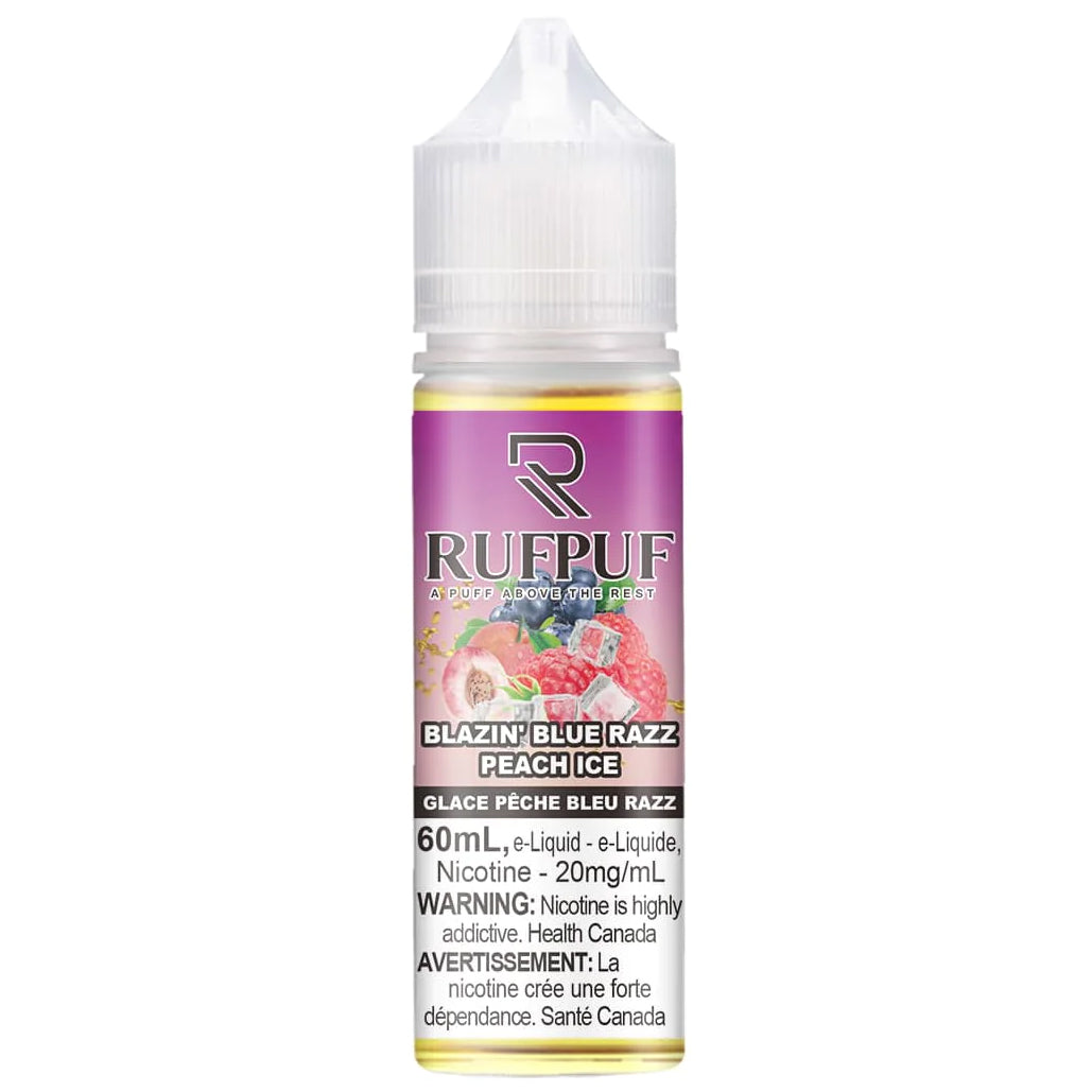 BLAZIN' BLUE RAZZ PEACH ICE - RUFPUF NIC SALTS 60ML-RUFPUF NIC SALTS-Gas City Vapes