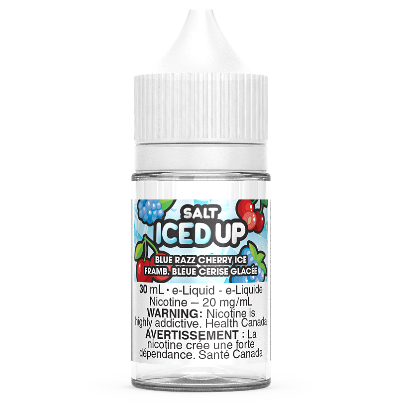 BLUE RAZZ CHERRY ICE - ICED UP SALT 30ML-ICED UP SALT-Gas City Vapes