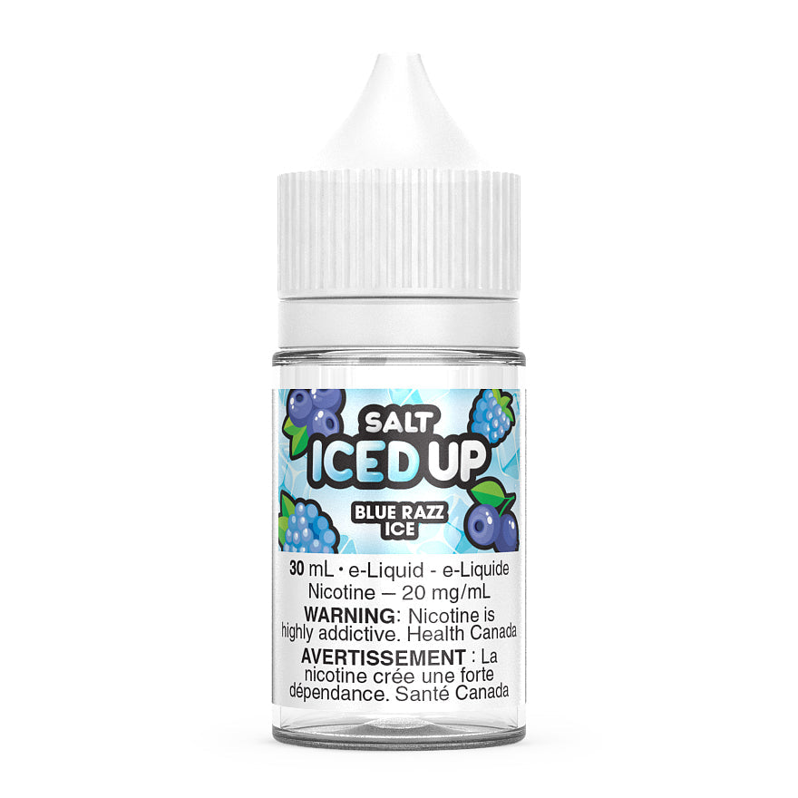 BLUE RAZZ ICE - ICED UP SALT 30ML-ICED UP SALT-Gas City Vapes