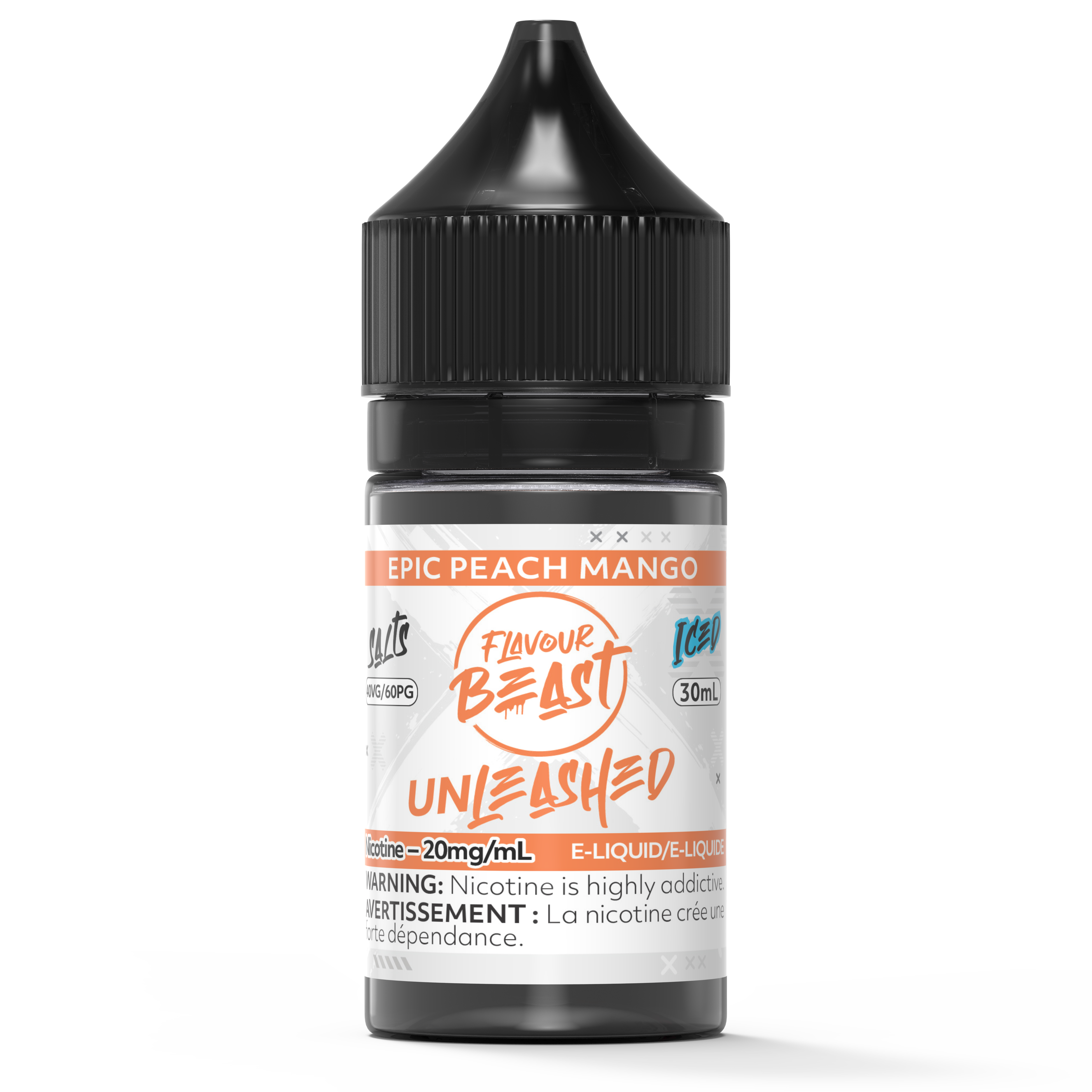 EPIC PEACH MANGO - FLAVOUR BEAST UNLEASHED SALT 30ML-FLAVOUR BEAST UNLEASHED SALT-Gas City Vapes