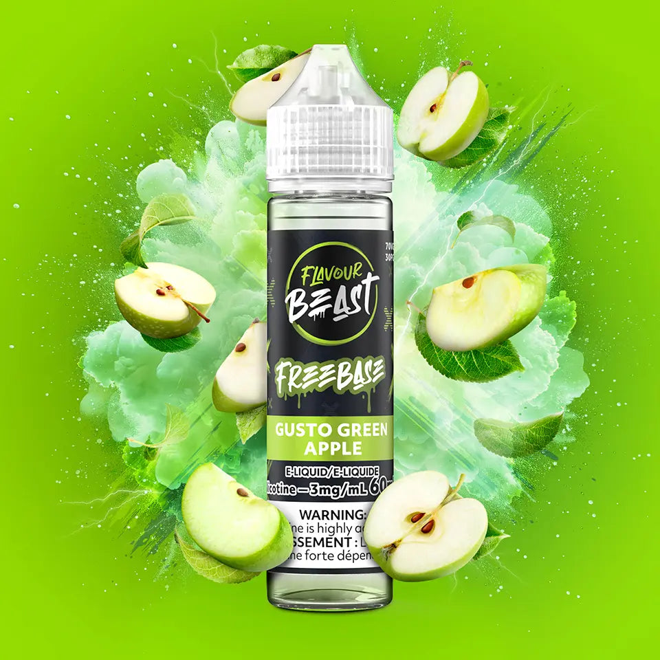 Freebase Gusto Green Apple Eliquid