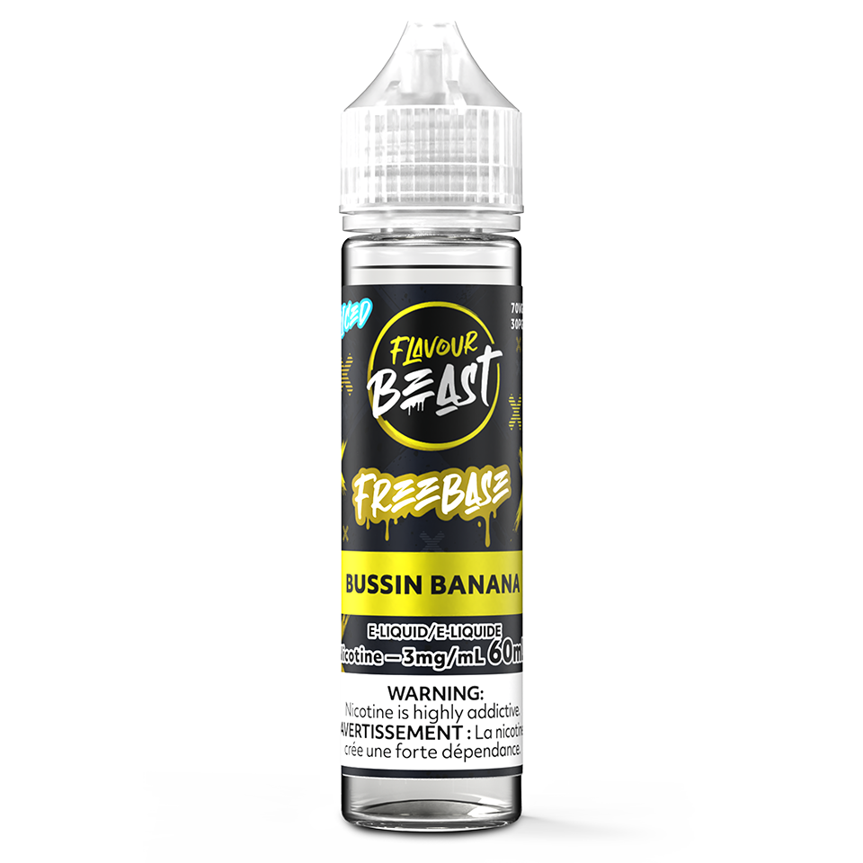 Bussin Banana Flavour Beast Freebase Juice