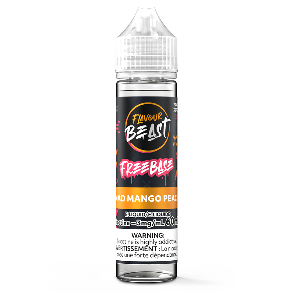 Mad Mango Peach Freebase Juice