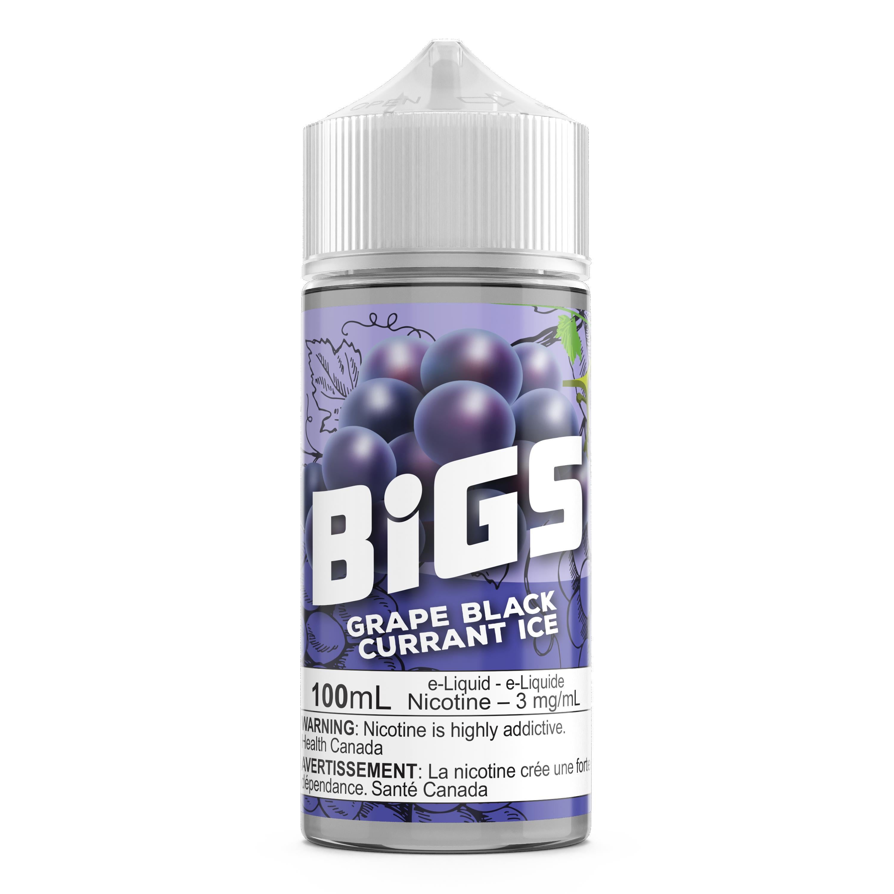 GRAPE BLACK CURRANT ICE - BIGS E-LIQUID 100ML-BIGS-Gas City Vapes