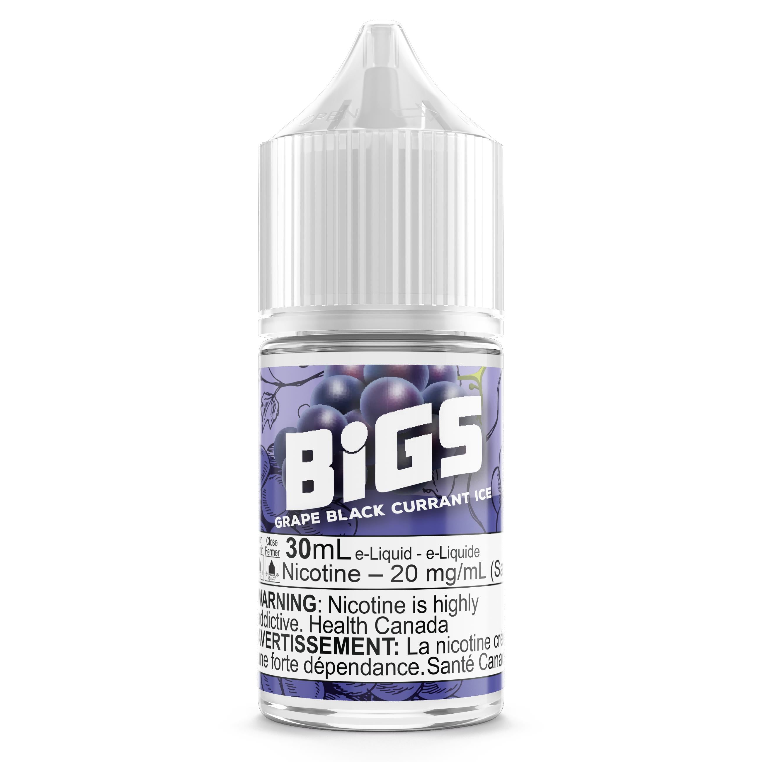 GRAPE BLACKCURRANT ICE - BIGS SALT 30ML-BIGS-Gas City Vapes