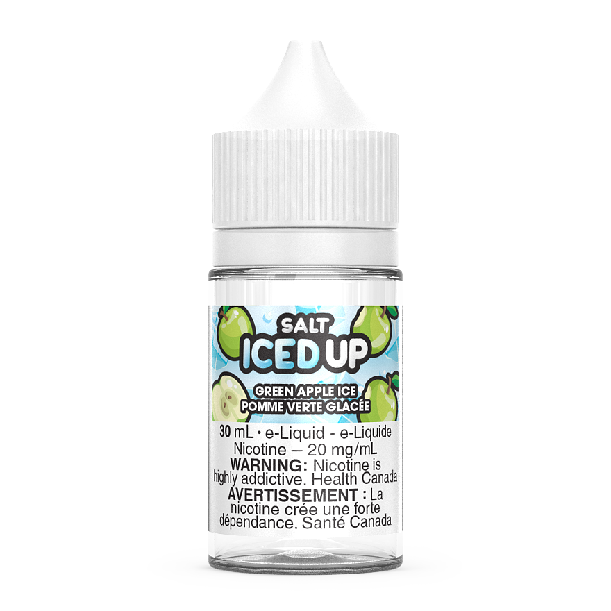 GREEN APPLE ICE - ICED UP SALT 30ML-ICED UP SALT-Gas City Vapes