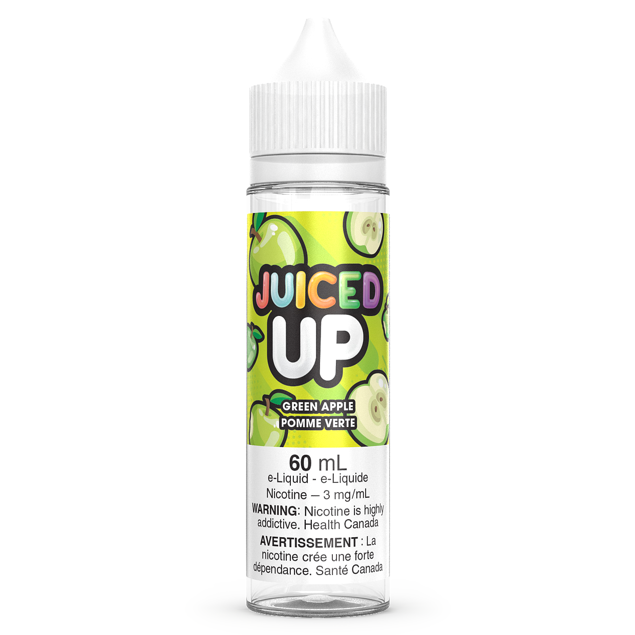 GREEN APPLE - JUICED UP 60ML-JUICED UP-Gas City Vapes