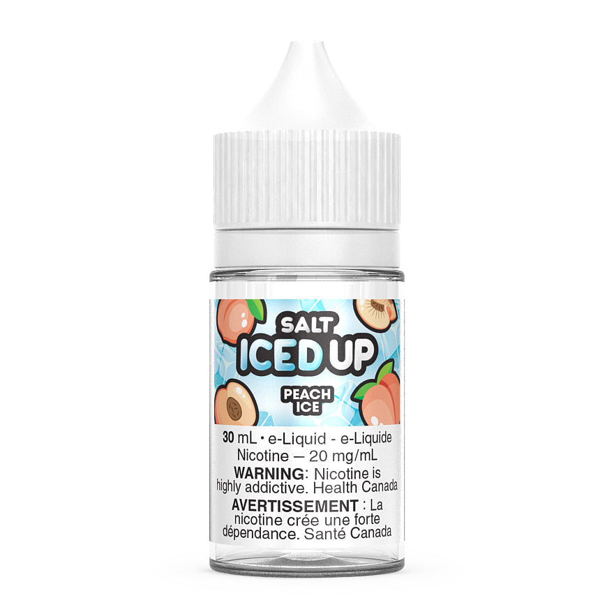 PEACH ICE - ICED UP SALT 30ML-ICED UP SALT-Gas City Vapes