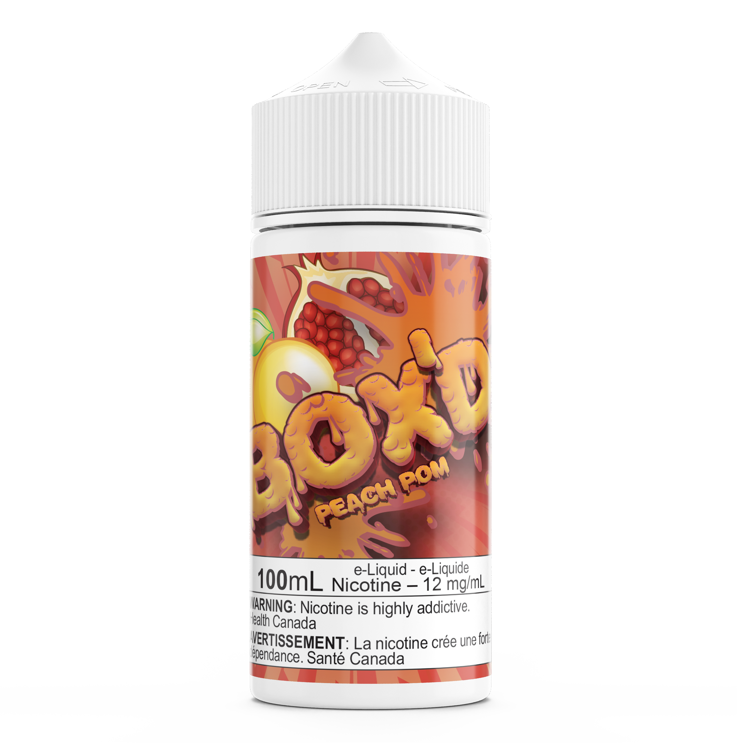 PEACH POM - BOX'D 100ML *-BOX'D E-LIQUID-Gas City Vapes