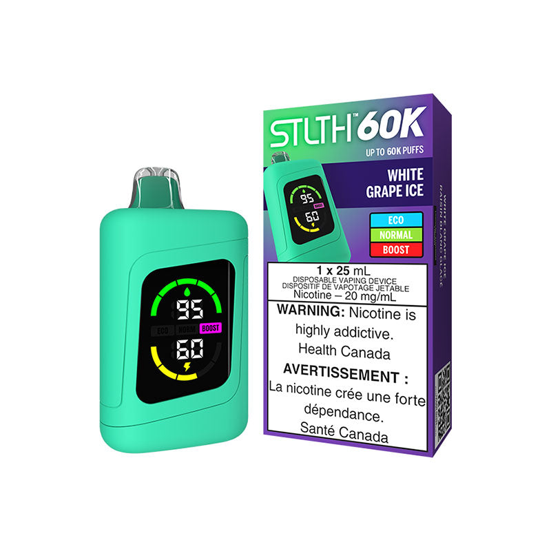 STLTH 60K Disposable - White Grape Ice