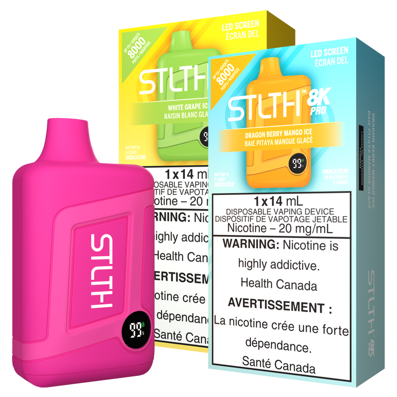 STLTH 8K PRO 8000 PUFF DISPOSABLE | Gas City Vapes