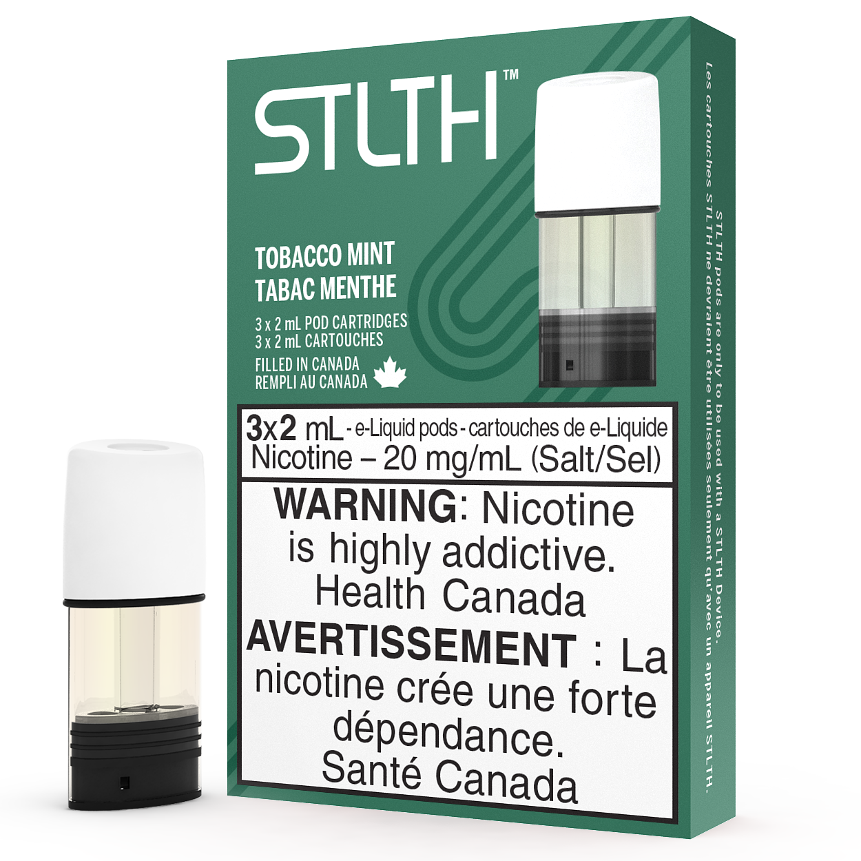 STLTH POD PACK - TOBACCO MINT-STLTH-Gas City Vapes