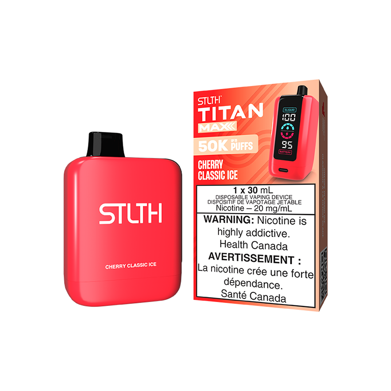 STLTH TITAN MAX Disposable - Cherry Classic Ice