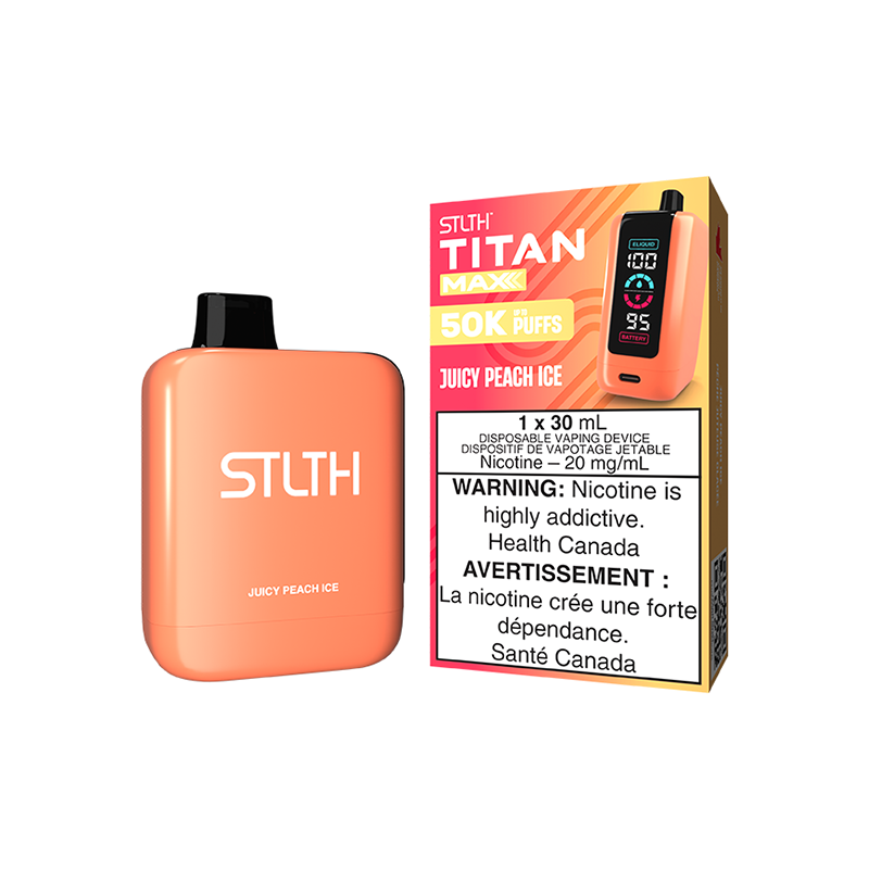 STLTH TITAN MAX Disposable - Juicy Peach Ice