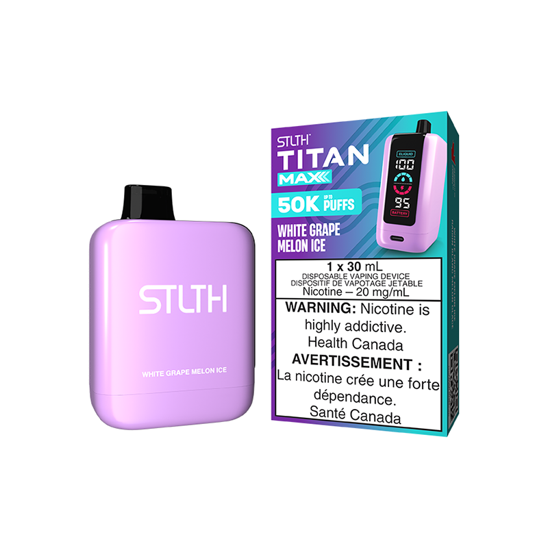 STLTH TITAN MAX Disposable - White Grape Melon Ice