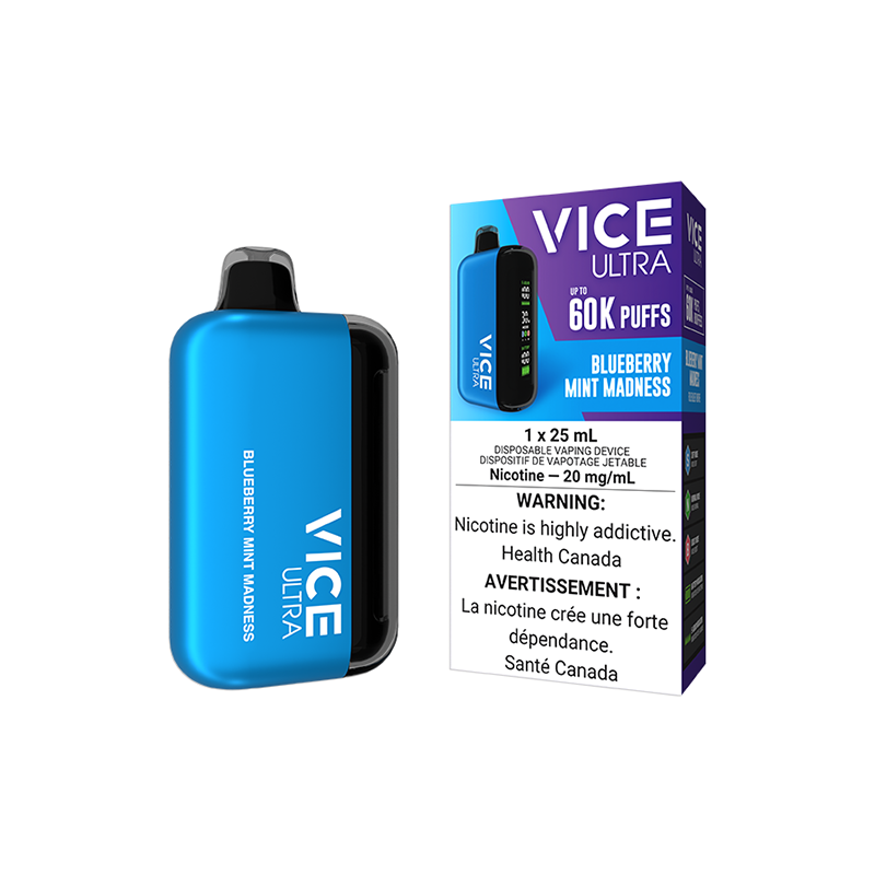 Blueberry Mint Madness Vice Disposable Vape