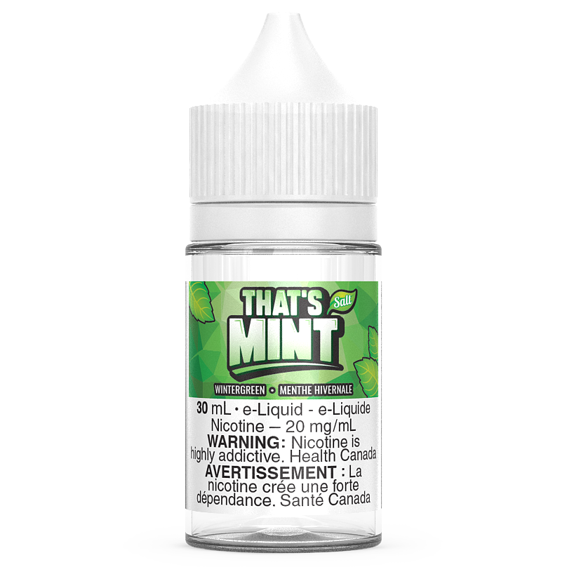 WINTERGREEN - THAT'S MINT SALT 30ML-THAT'S MINT SALT-Gas City Vapes