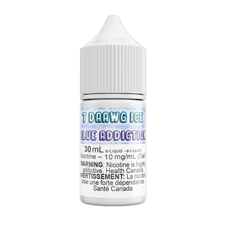 BLUE ADDICTION ICED SALT - T-DAAWG E-LIQUIDS [ON]