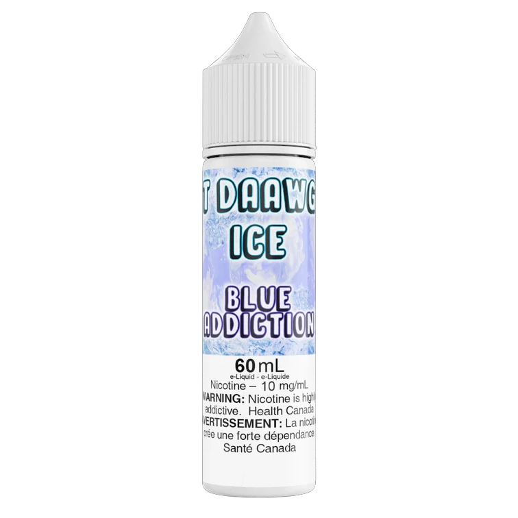 BLUE ADDICTION ICED SALT - T-DAAWG E-LIQUIDS [ON]