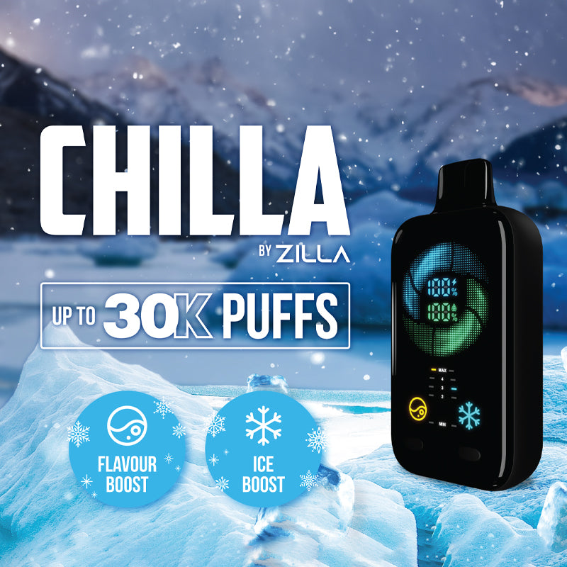 Chilla by Zilla Disposable Vape Banner