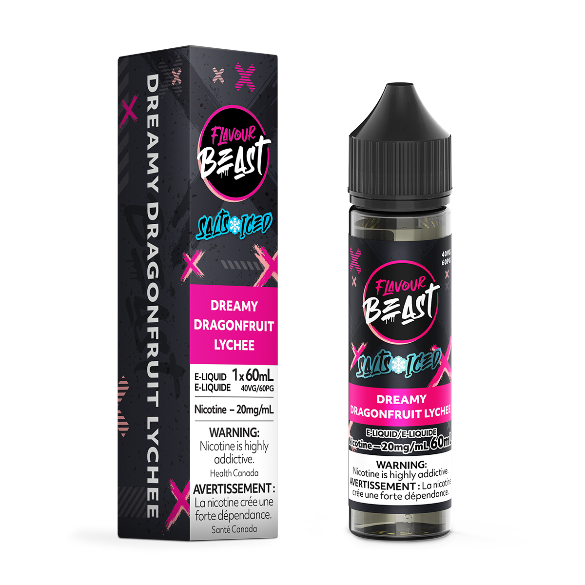 Dragonfruit Lychee 60ml Salt Nic Juice