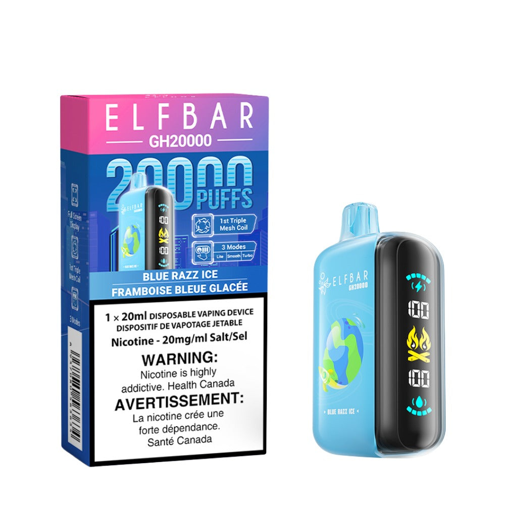 Blue Razz Ice Elf Bar disposable